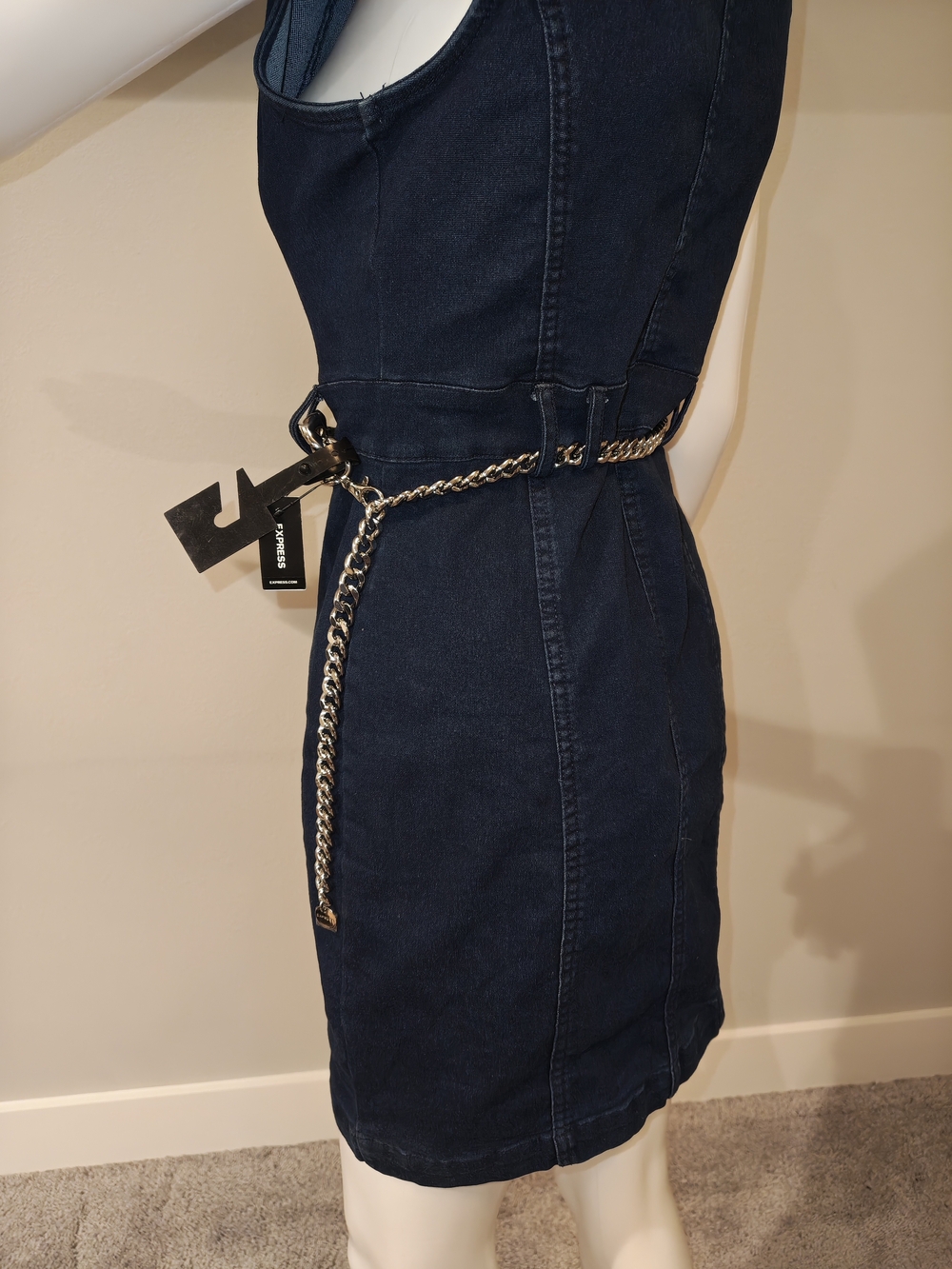 Express Silver Chain Belt - Picture 4 of 5